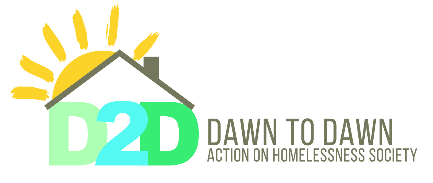 Dawn to Dawn - Action on Homelessness Society logo